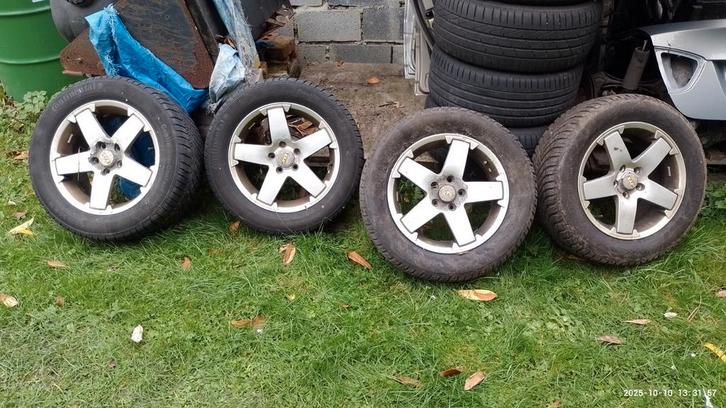 Aluminium velgen van Volvo tussen de assen., Auto-onderdelen, Banden en Velgen, Banden en Velgen, Winterbanden, 16 inch, 225 mm