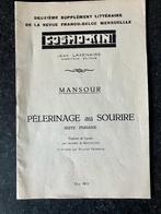 Cosmo-Kin Mansour Pèlerinage au sourire 1933, Verzenden