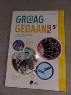 Gr @ag Gedaan plus 5 - Leerlingenboek + CD (Plantyn), Boeken, Schoolboeken, ASO, Plantyn, Nieuw, Ophalen of Verzenden