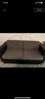 Zwart wicker set, Ophalen, Zo goed als nieuw, Wicker