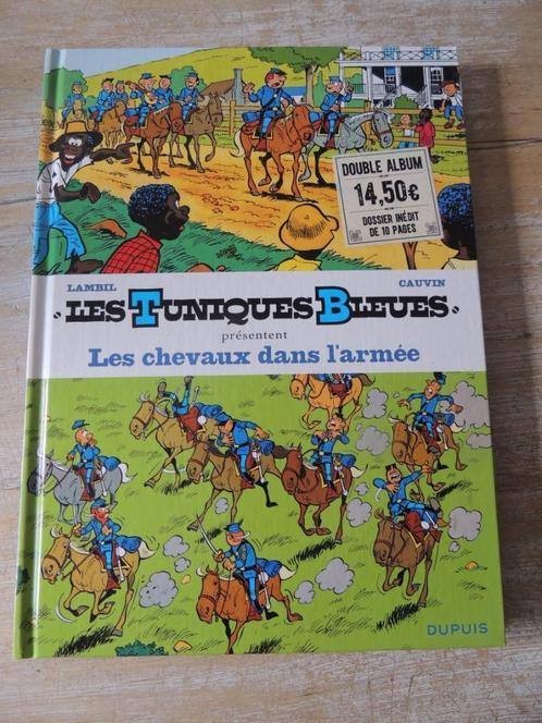 DE BLAUWE TUNIEKEN STAAN VOOR DE PAARDEN IN HET EO-LEGER, Boeken, Stripverhalen, Zo goed als nieuw, Eén stripboek, Ophalen of Verzenden