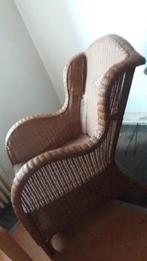 grande chaise rotin, Maison & Meubles, Enlèvement, Utilisé, Rotin, 75 à 100 cm