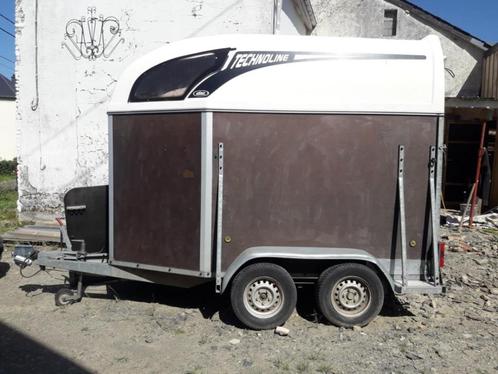 Van atec chevaux 2 places remorque, Dieren en Toebehoren, Paarden en Pony's | Trailers en Aanhangwagens, Gebruikt, 2-paards trailer