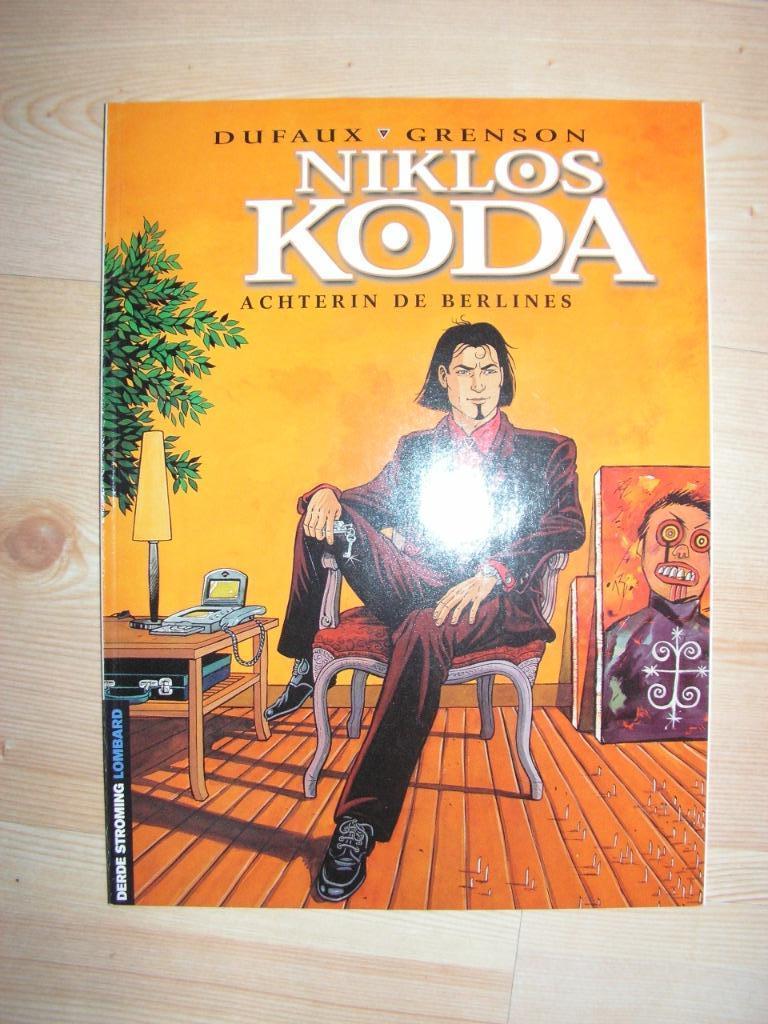 Strip Niklos Koda (Achterin de berlines)., Boeken, Stripverhalen, Zo goed als nieuw, Eén stripboek, Ophalen of Verzenden
