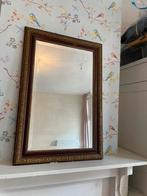 Antieke rechthoekige spiegel, Antiek en Kunst, Ophalen, Rechthoekig, 100 tot 150 cm, 100 tot 150 cm