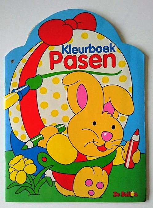 Kleurboek Pasen, voor kinderen vanaf +/- 4 jaar, Boeken, Kinderboeken | Kleuters, Zo goed als nieuw, 4 jaar, Jongen of Meisje