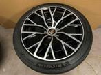 velgen Porsche Taycan 20 inch met Michelin banden, Ophalen, Banden en Velgen, Personenwagen, 20 inch