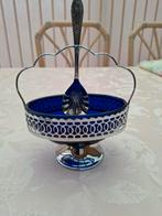 Vintage Suikerpot in kobalt blauw, Antiek en Kunst, Ophalen