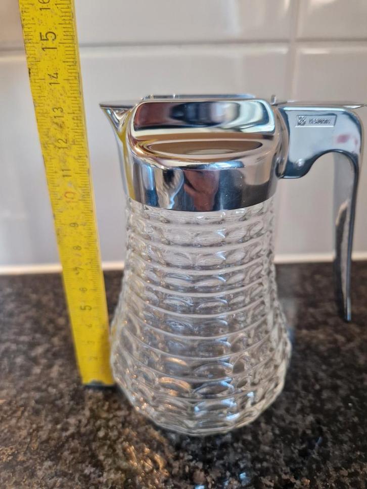 Vintage WMF vintage siroopdispenser, glas honing, Huis en Inrichting, Keuken | Keukenbenodigdheden, Zo goed als nieuw, Ophalen of Verzenden