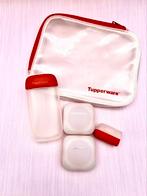 Tupperware Limited Edition! toilettas met toebehoren - rood, Ophalen of Verzenden, Zo goed als nieuw, Rood