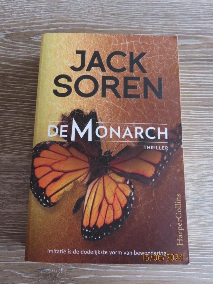 Boek - De Monarch (Jack Soren), Boeken, Thrillers, Zo goed als nieuw, Ophalen of Verzenden