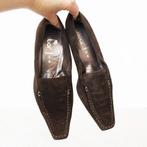 Mooie Bruin Suede Gabor Schoenen s1 (Maat 5G/38) € 35,-, Pumps, Bruin, Verzenden, Gabor
