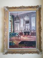 Schilderij Le grand Salon – Petit Trianon – Versailles, Antiek en Kunst, Kunst | Schilderijen | Klassiek, Ophalen