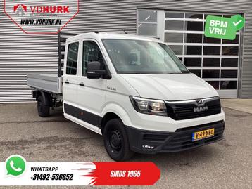MAN TGE 3.180 DSG Aut. DC Dubbel Cabine BPM VRIJ! Open Laadb beschikbaar voor biedingen