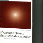 Handboek Human resource management back to basics  Lievens, Boeken, Ophalen of Verzenden, Zo goed als nieuw, Management