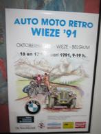 Affiche: Auto moto retro Wieze 1991., Ophalen, Rechthoekig Staand, Zo goed als nieuw, A1 t/m A3