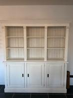 Grote hoge witte buffetkast, Huis en Inrichting, Met deur(en), 200 cm of meer, 150 tot 200 cm, Zo goed als nieuw