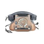Téléphone vintage en cuivre circa 1940, Bakélite, Utilisé, Enlèvement ou Envoi