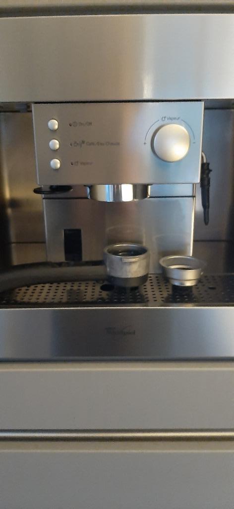 Koffiemachine Whirlpool (inbouw), Electroménager, Cafetières, Comme neuf, Café moulu, Dosettes et capsules de café, Cafetière