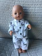 193. Babyborn: Nieuwe flanellen pyjama, Ophalen of Verzenden, Nieuw, Babypop