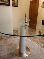 Glazen eettafel, Ophalen