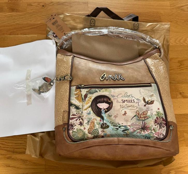 Sac convertible Amazonia Anekke neuf, Handtassen en Accessoires, Tassen | Damestassen, Nieuw, Overige typen, Beige, Ophalen of Verzenden