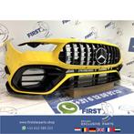 W118 CLA 45 CLA45S AMG GT VOORBUMPER GEEL COMPLEET CLA45 AER, Gebruikt, Voor, Mercedes-Benz, Ophalen of Verzenden