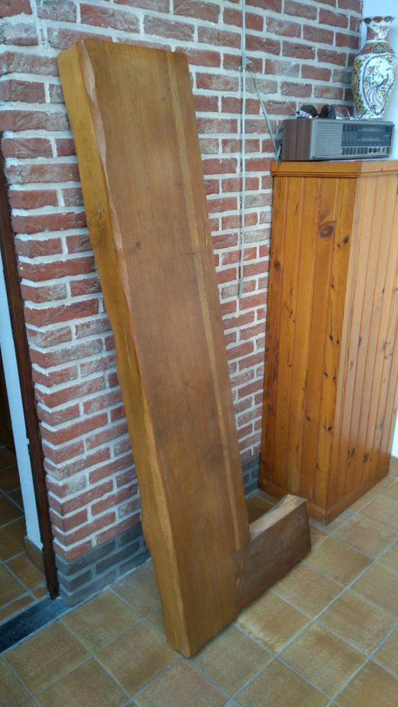 Massief eiken schouwbalk, Huis en Inrichting, Woonaccessoires | Zuilen en Pilaren, Gebruikt, Ophalen