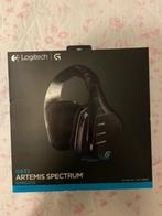 Logitech Artemis headphone, Enlèvement ou Envoi, Logitech, Comme neuf, Microphone repliable