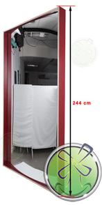 Miroir Lire XXL 244 x 122 cm, Enlèvement ou Envoi, Neuf, Décoration