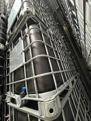 1000L ZWARTE ibc-tanker + GRATIS STALEN KRAAN beschikbaar voor biedingen