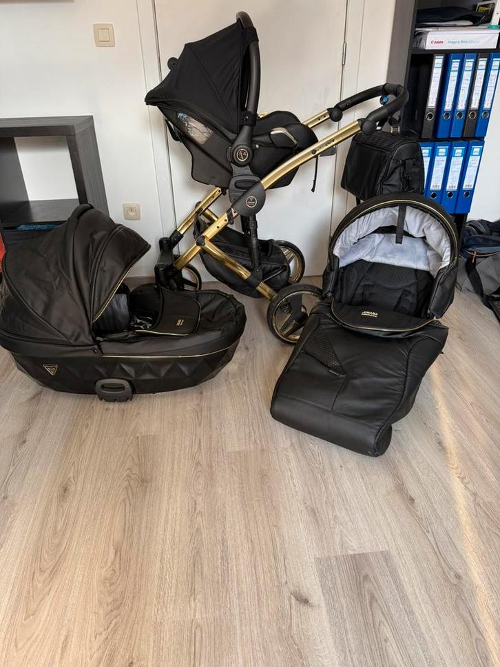 Junama diamond kinderwagen compleet, Kinderen en Baby's, Kinderwagens en Combinaties, Zo goed als nieuw, Combiwagen, Overige merken