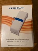 Hirschmann gigabit over coax plug in adapter, Comme neuf, Enlèvement ou Envoi