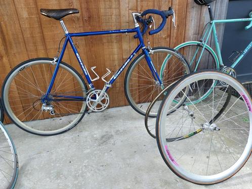 Lot retro fietsen en onderdelen, Fietsen en Brommers, Fietsonderdelen, Gebruikt, Racefiets, Frame, Ophalen