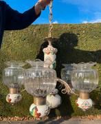 Antieke porseleinen kroonluchter, Antiek en Kunst, Ophalen