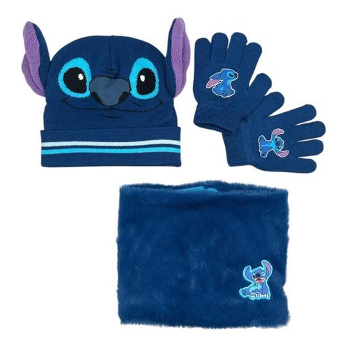 Stitch Winterset: Handschoenen, Muts, Colsjaal, Kinderen en Baby's, Kinderkleding | Mutsen, Sjaals en Handschoenen, Nieuw, Setje