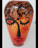 GILDE glas art gezichtsvaas art deco stijl, Ophalen of Verzenden