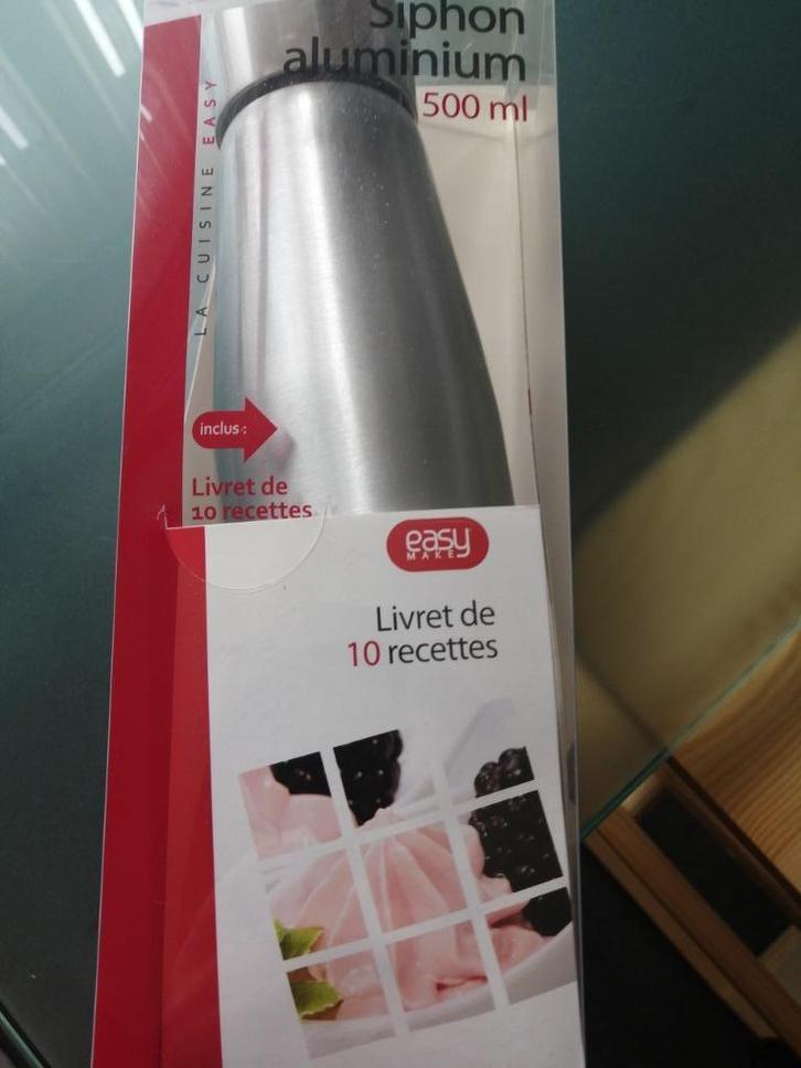 Slagroomspuit Easy Make Aluminium 500ml, Huis en Inrichting, Keuken | Keukenbenodigdheden, Nieuw, Ophalen