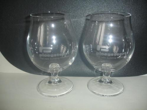 Bierglas Ploegsteert, Queue de Charrue, 33cl, Verzamelen, Biermerken, Zo goed als nieuw, Glas of Glazen, Overige merken, Ophalen of Verzenden