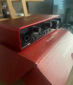 Focusrite Scarlett 2i2 geluidskaart, Computers en Software, Geluidskaarten, Ophalen of Verzenden, Zo goed als nieuw, Extern, Focusrite