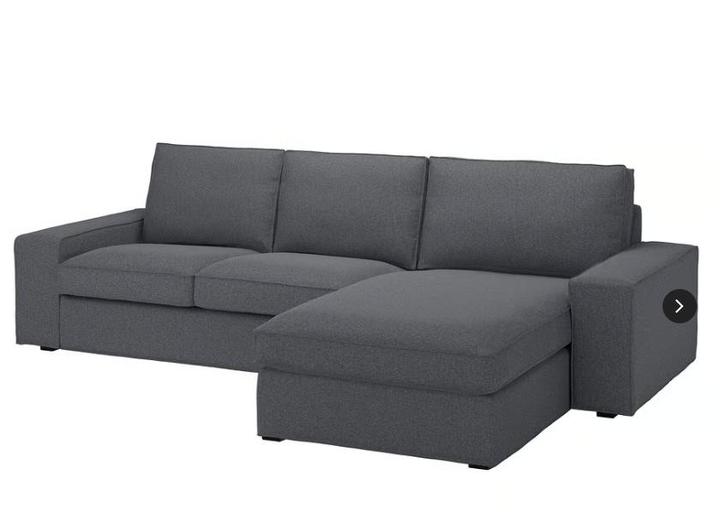ensemble canapé Kivik gris anthracite, Huis en Inrichting, Zetels | Zetels, Gebruikt, Vierpersoons of meer, 250 tot 300 cm, 150 cm of meer
