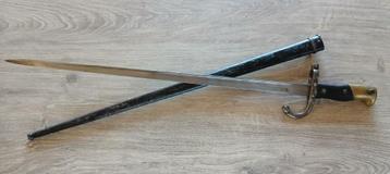 Franse M1874 Gras bajonet met schede 1874, Verzamelen, Militaria | Algemeen, Ophalen of Verzenden