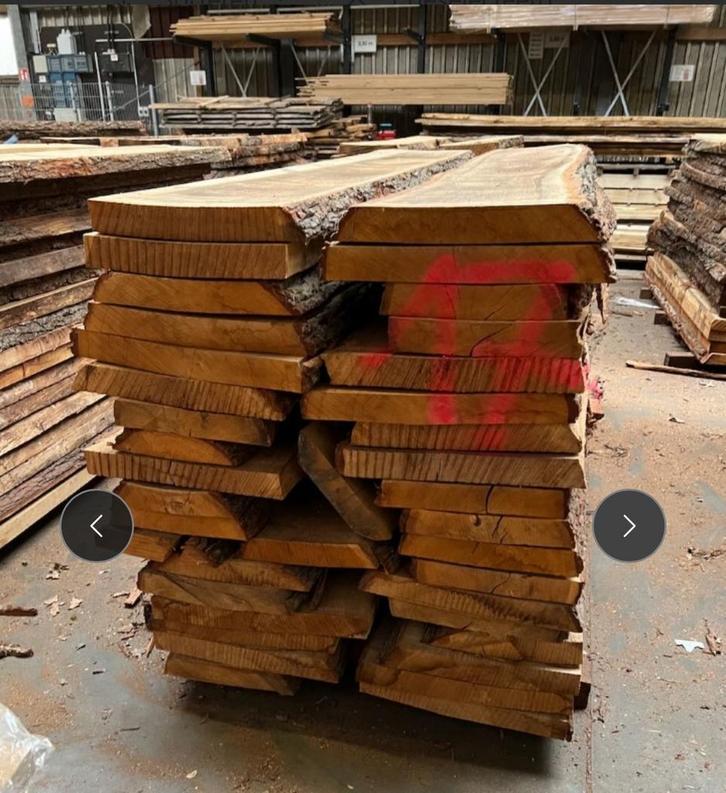 Eiken schaaldeel pakketen te koop. 55 mm dikte, Doe-het-zelf en Bouw, Hout en Planken, Nieuw, Plank, Eiken, 200 tot 250 cm, 50 mm of meer