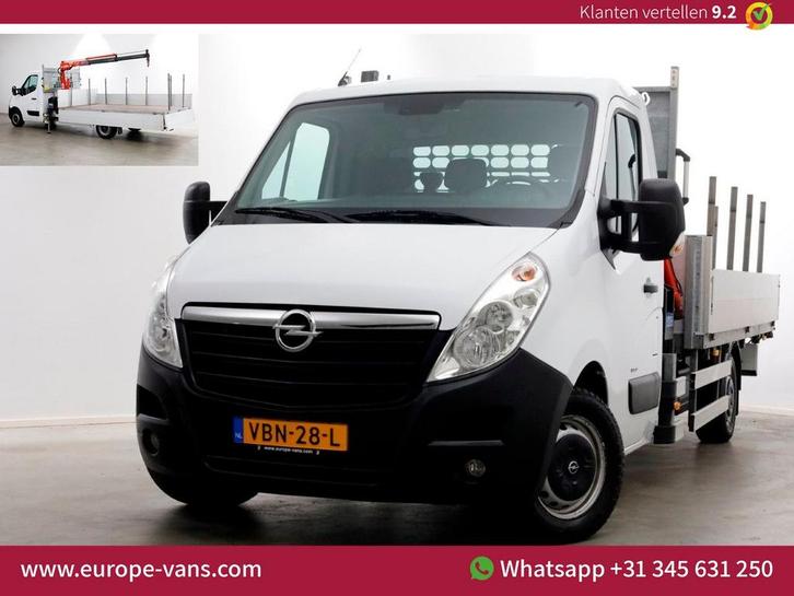 Opel Movano 2.3 CDTI 145pk E6 Open Laadbak + Kraan 08-2019, Auto's, Bestelwagens en Lichte vracht, Bedrijf, ABS, Centrale vergrendeling