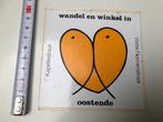 Sticker wandel en winkel in Oostende, Ophalen of Verzenden, Nieuw, Overige typen