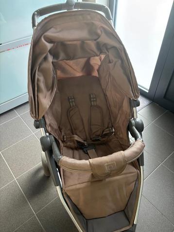 Kinderbuggy taupekleurig, Kinderen en Baby's, Ophalen, Gebruikt, Overige merken, Verstelbare rugleuning