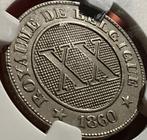 Belgium Essai 20 Cents 1860 Dupriez-710, Verzenden, Overig, Losse munt