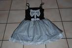 Carnaval Déguisement Robe de squelette noir blanc Taille S !, Enlèvement ou Envoi, Porté, Taille 36 (S), Vêtements