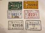 fietsplaten canada winnipeg, Ophalen of Verzenden, Gebruikt