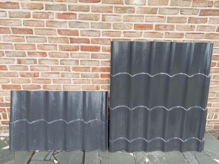 Metalen dakplaten – restanten – nieuw, Doe-het-zelf en Bouw, Platen en Panelen, Nieuw, Overige materialen, Ophalen